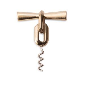 Foundrae Strong Hearts Brass Wine Bottle Opener Corkscrew